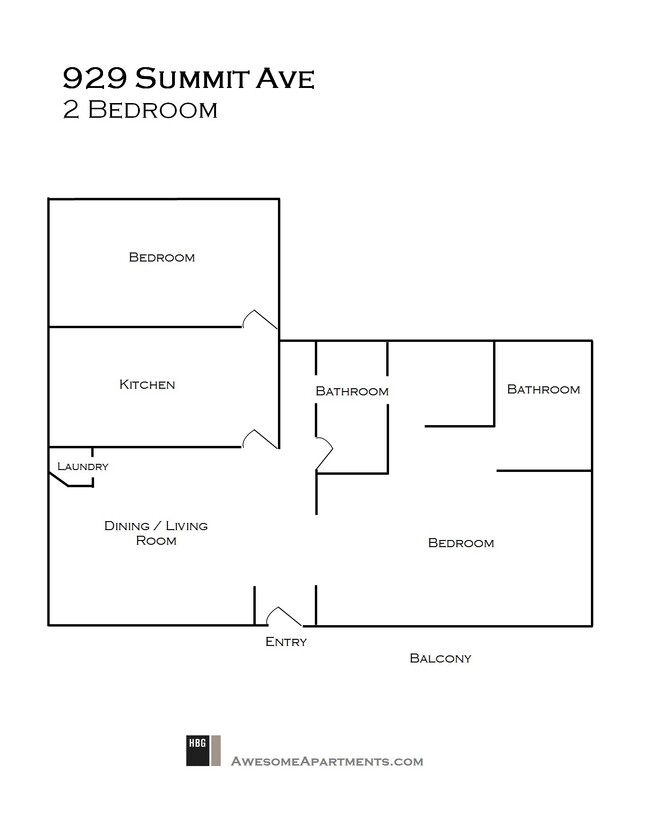 Floorplan - Summit Apartments