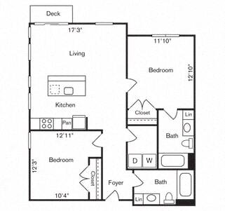 Floorplan - Two 10 by Vintage