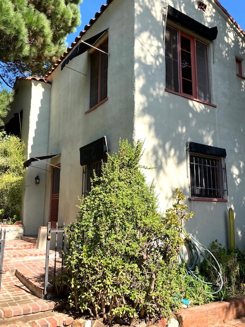 Looking at Apt from private yard - 2272 Silver Ridge Ave