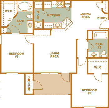 Floorplan - Franklin Apartments