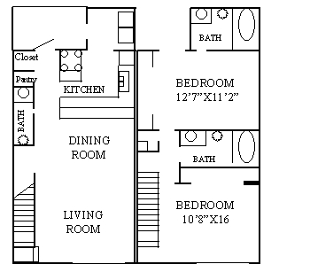 2BR/2.5BA - The Point Apartments