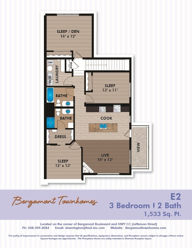 Bergamont Townhomes 225 Bergamont Blvd Oregon WI 53575 Apartment Finder