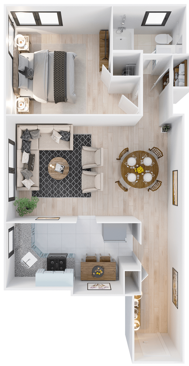 Floorplan - Kimbrough Towers