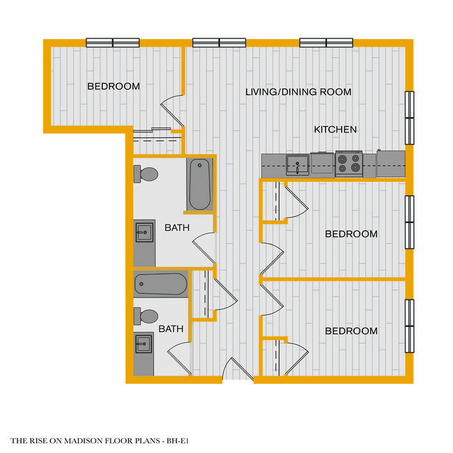 Floorplan - The Rise on Madison