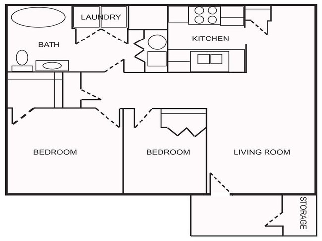 Floorplan - Hamilton Pointe Apartments