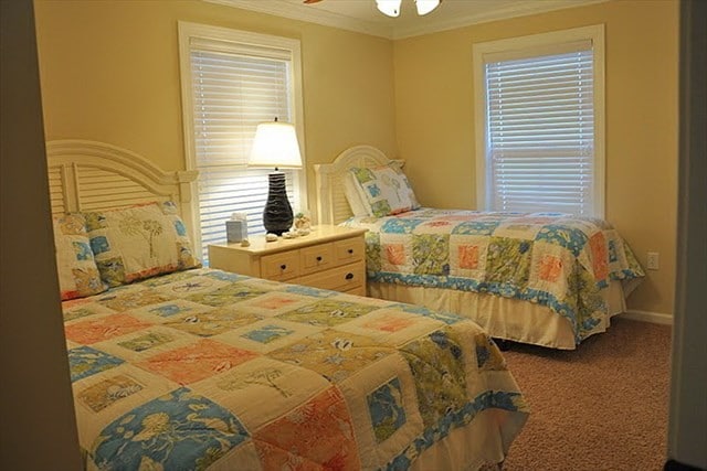 3rd bedroom with 1 double and 1 twin bed - 26 Atlantic Ave