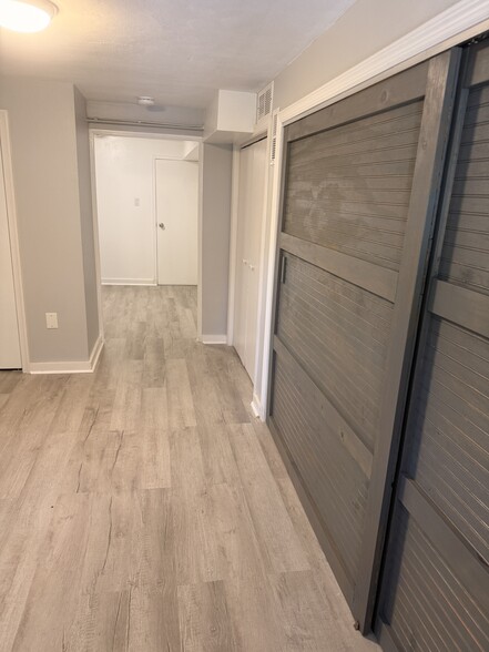 Bedroom doorway from Kitchen - 201 Ridge Ave