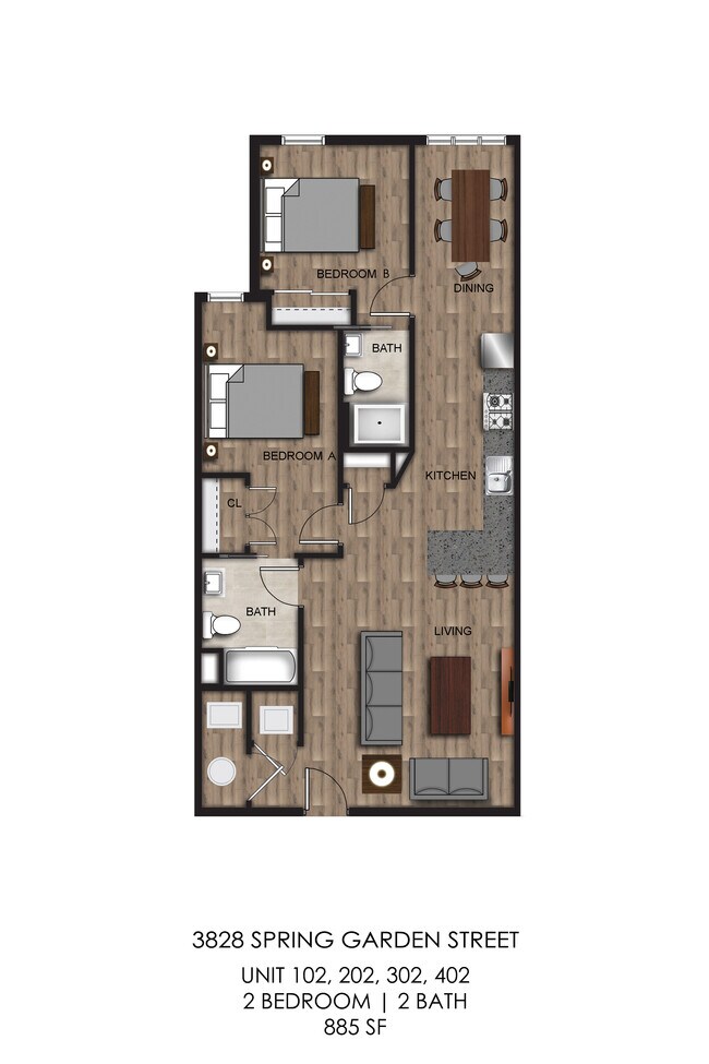 Floorplan - The Schuyler