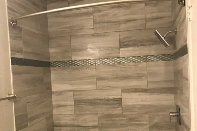 New tubs/tile - Cedars at Ellington