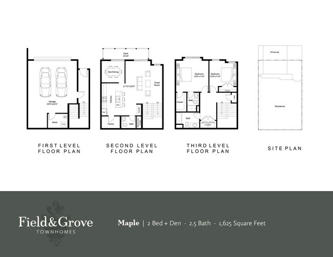 Floorplan - Field and Grove Townhomes of Champlin