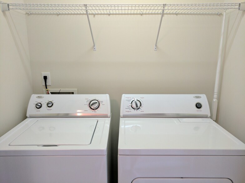 Laundry room upstairs - 205 Spring Gardens Drive