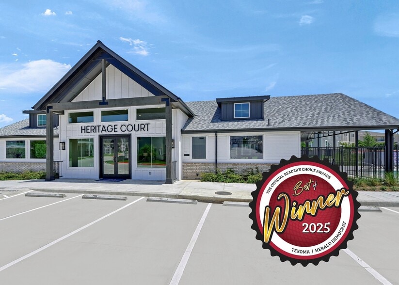 Come see why we were voted Best of Texoma 2025 - Heritage Court Luxury Townhomes
