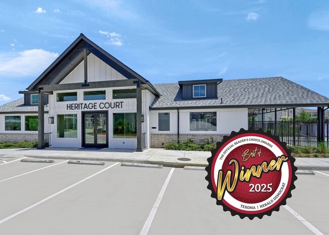 Come see why we were voted Best of Texoma 2025 - Heritage Court Luxury Townhomes