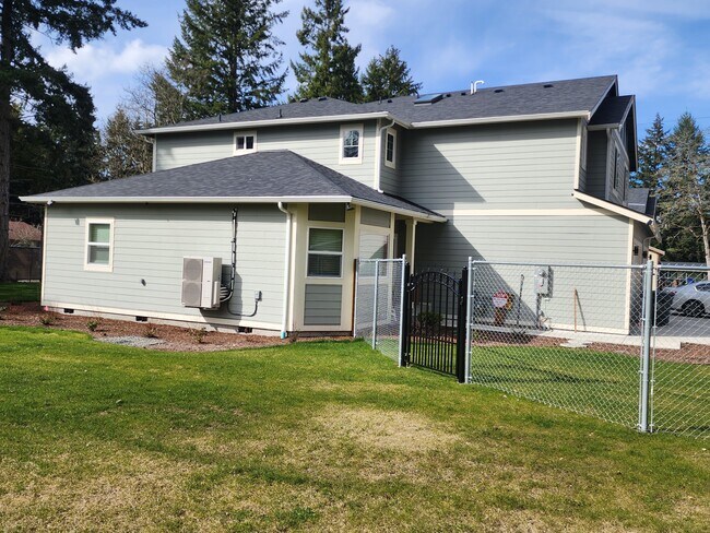 Side view with privacy gate & fence - 958 152nd St E