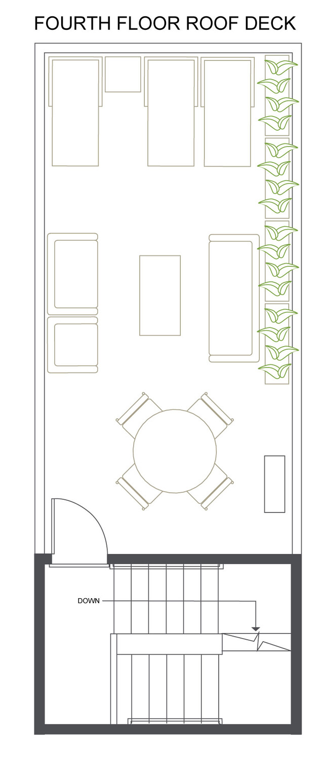 FloorPlan: Roof Deck - 3631 1st Ave NW