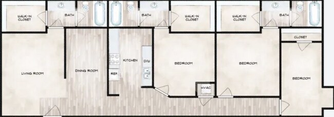 Floorplan - 74 Lyerly Place Apartments