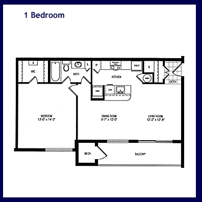 1BR/1BA - Cavalier Court