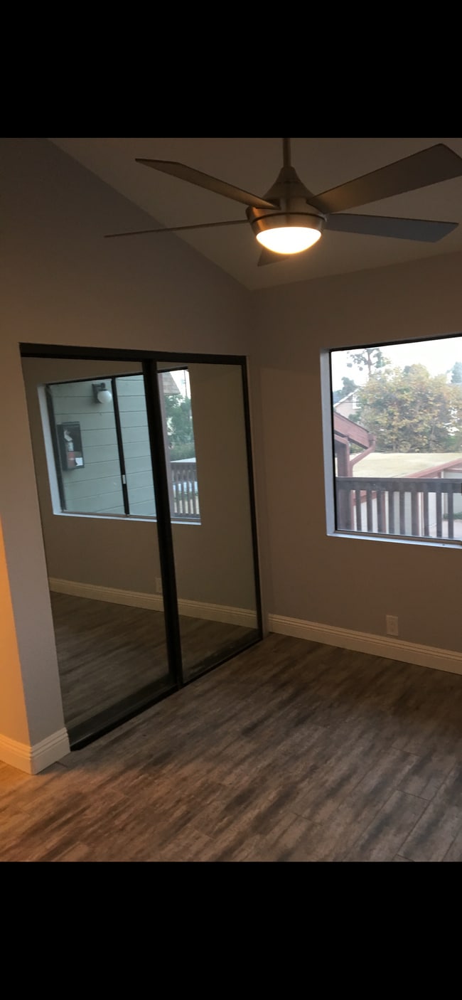 Front Bedroom, Mirrored Wardrobes - 2205 Pacific Ave