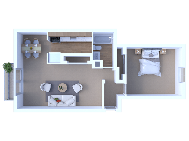 GoshenTerrace 1BD 1Bath 840sqft - Goshen Terrace