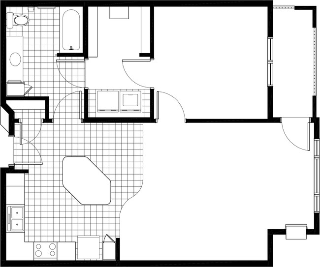 Floorplan - Maple Village Apartments