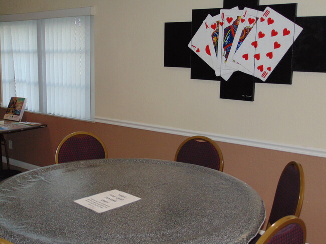 CLUBHOUSE CARD TABLES - 1045 Country Club Dr