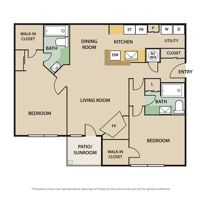 Floorplan - The Trails at Dominion Park