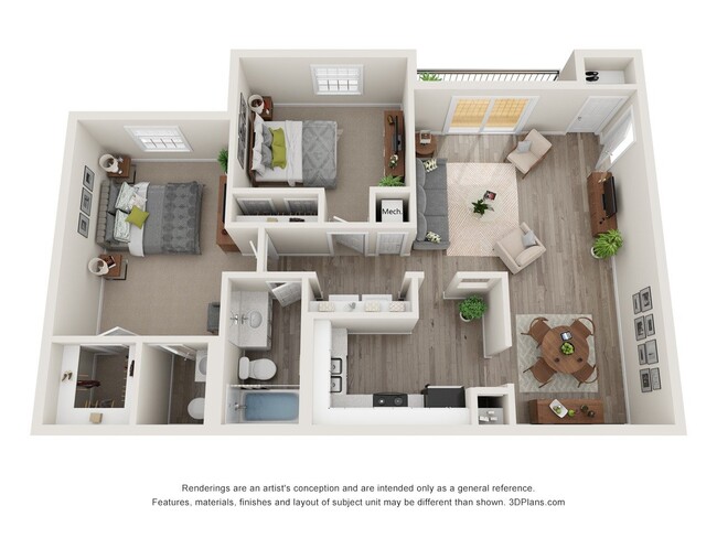 Floorplan - Pines at Lawrenceville Apartments