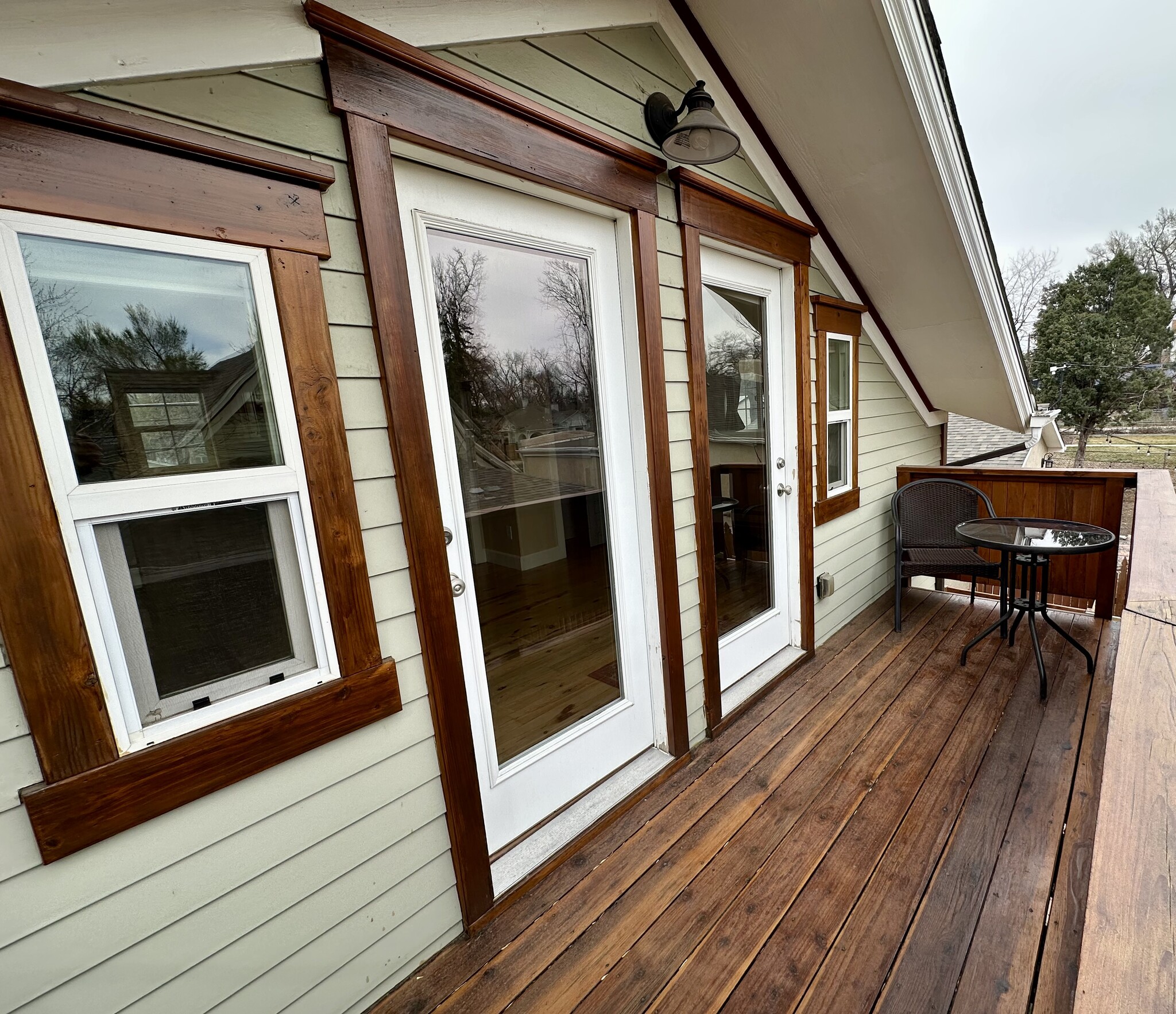 Your private deck. - 812 E Cache La Poudre St
