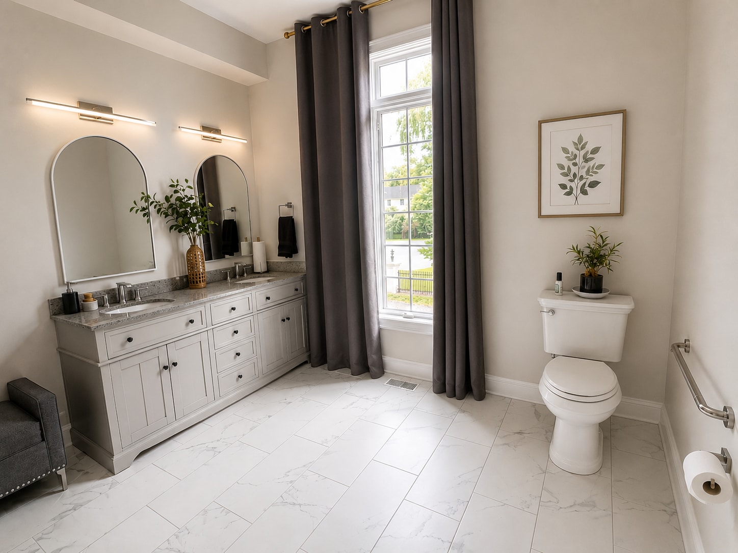 Master bathroom - 607 Brockman Ct