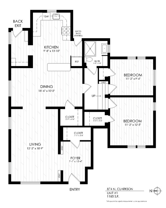 Floorplan - 872 N Clarkson