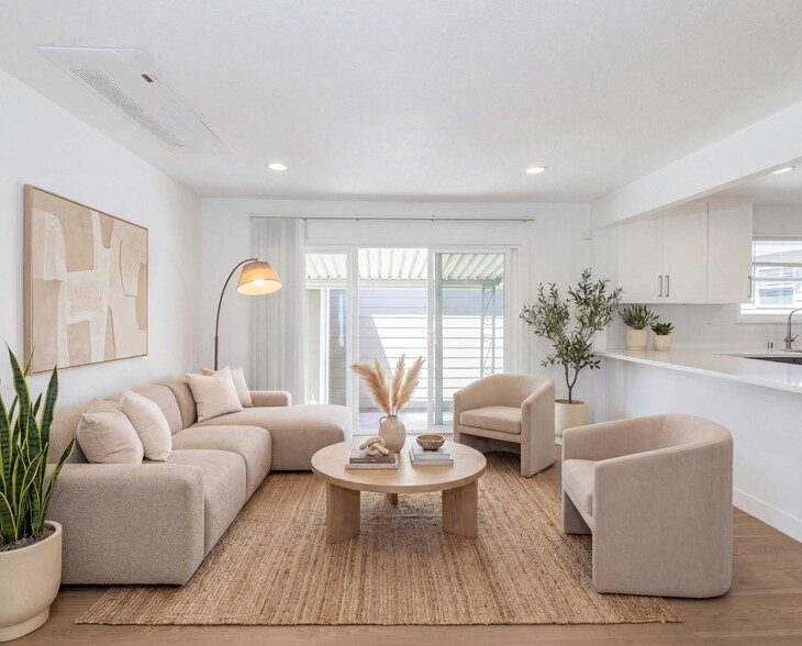 Virtual Staged Living Room - 19139 Vaughn Ave