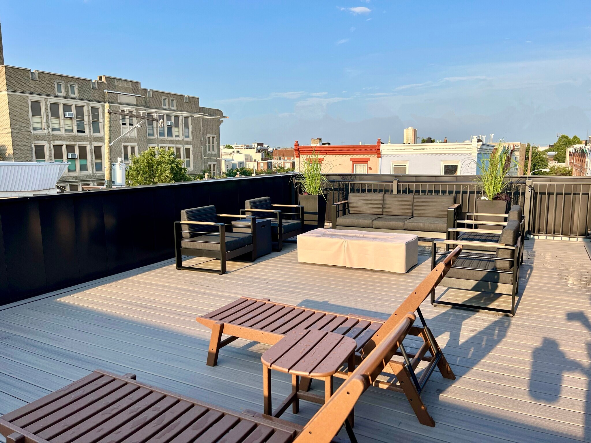 Roof Deck View North East - 1203 Wharton St