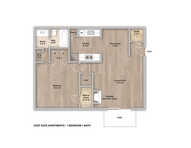 Floorplan - East Gate Apartments