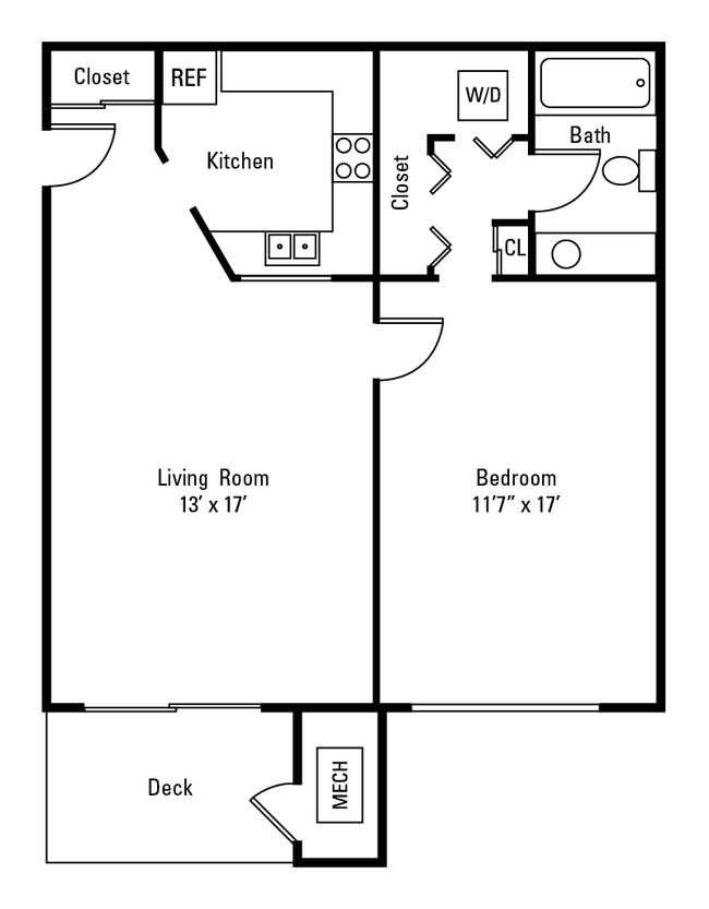 Floorplan - Village of Westover Apartment Homes