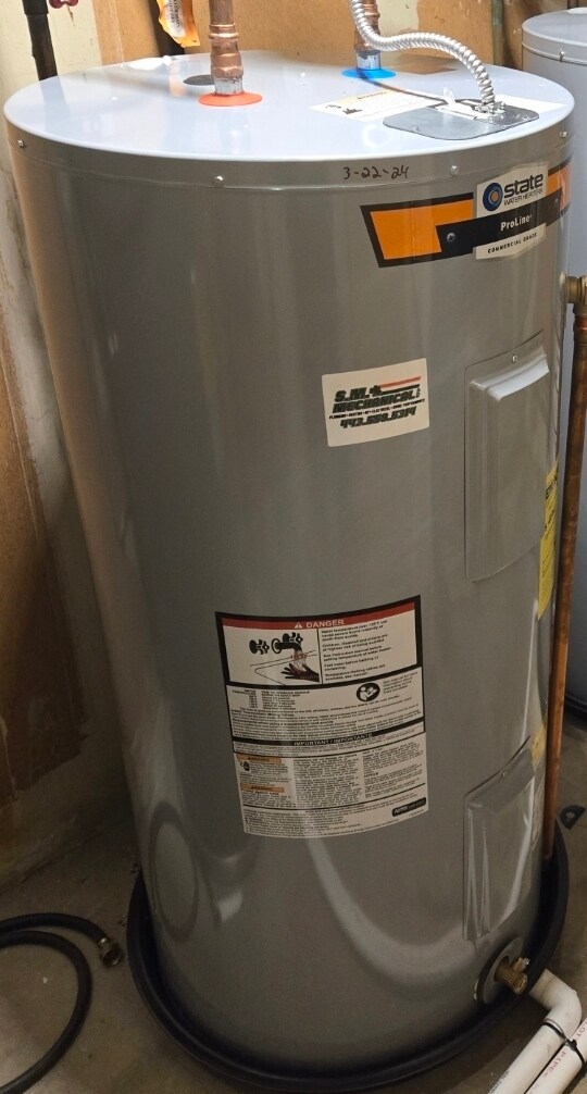 Hot water heater - 1101 Saint Paul St