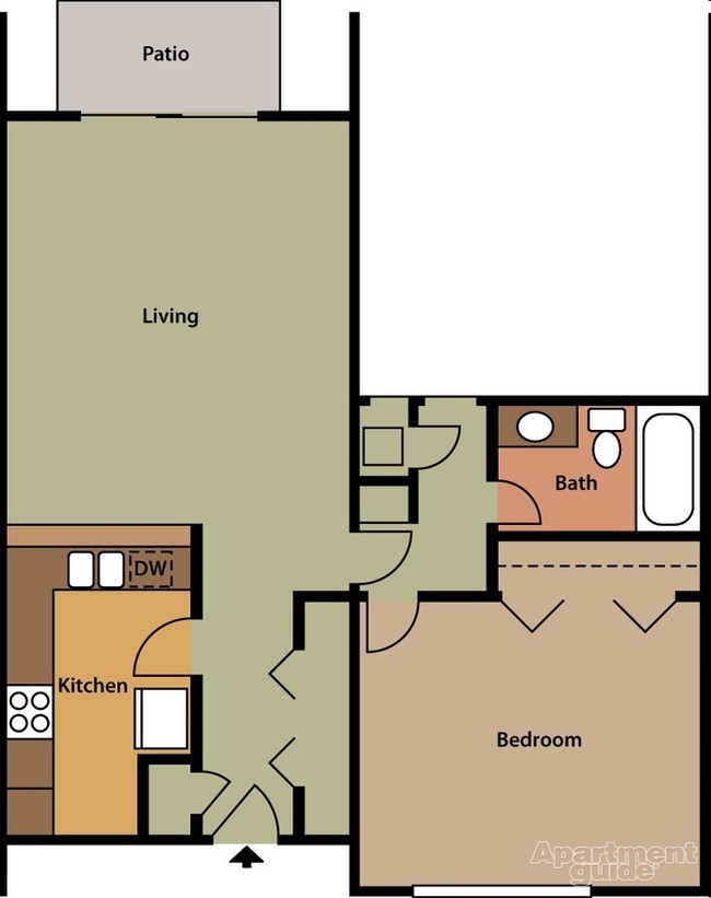 1BR/1BA - Wilbur Oaks Apartments