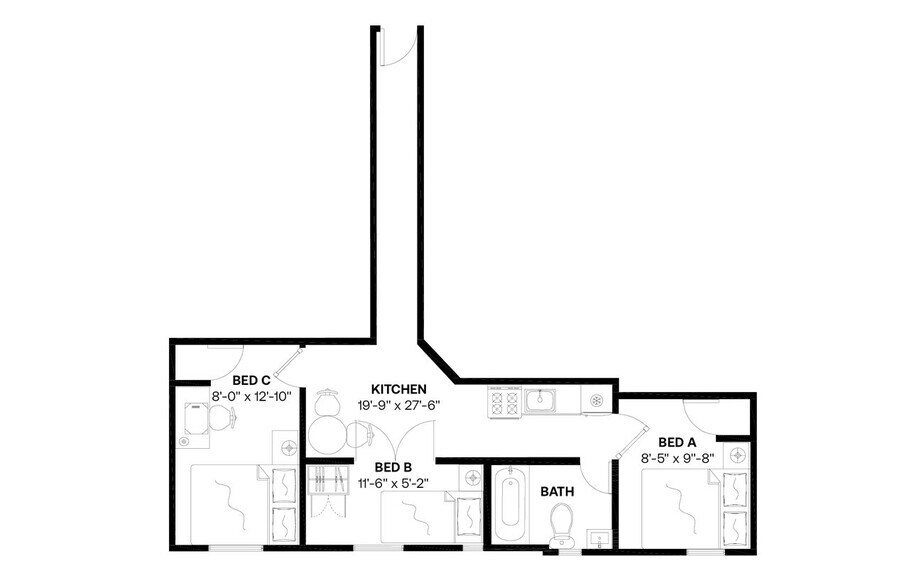 Building Photo - Room in Shared 3 bed/1 bath home