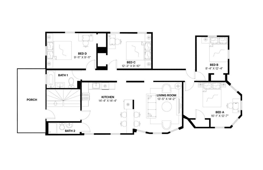 Building Photo - Room in Shared 4 bed/2 bath home