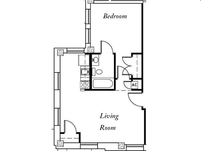 1BR/1BA - Flint Goodridge