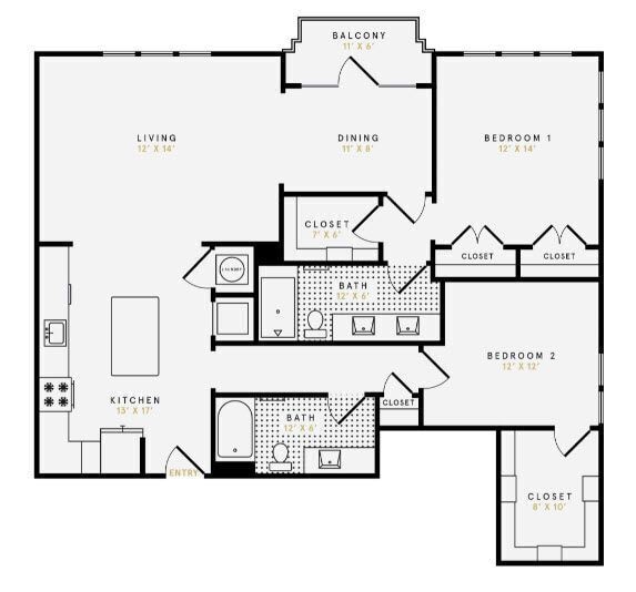 Floorplan - Boone Manor