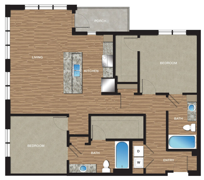 Floorplan - Crest at Las Colinas Station