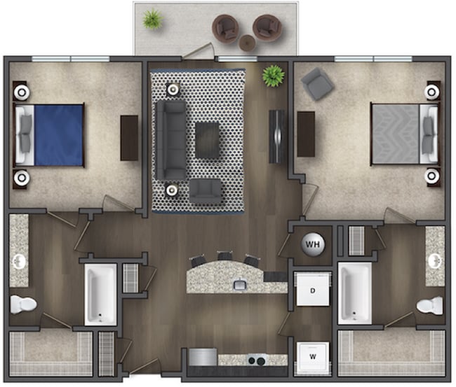 The Goodman Floor Plan - The District Lofts