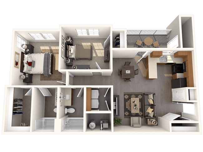 Floorplan - The Guthrie Flats