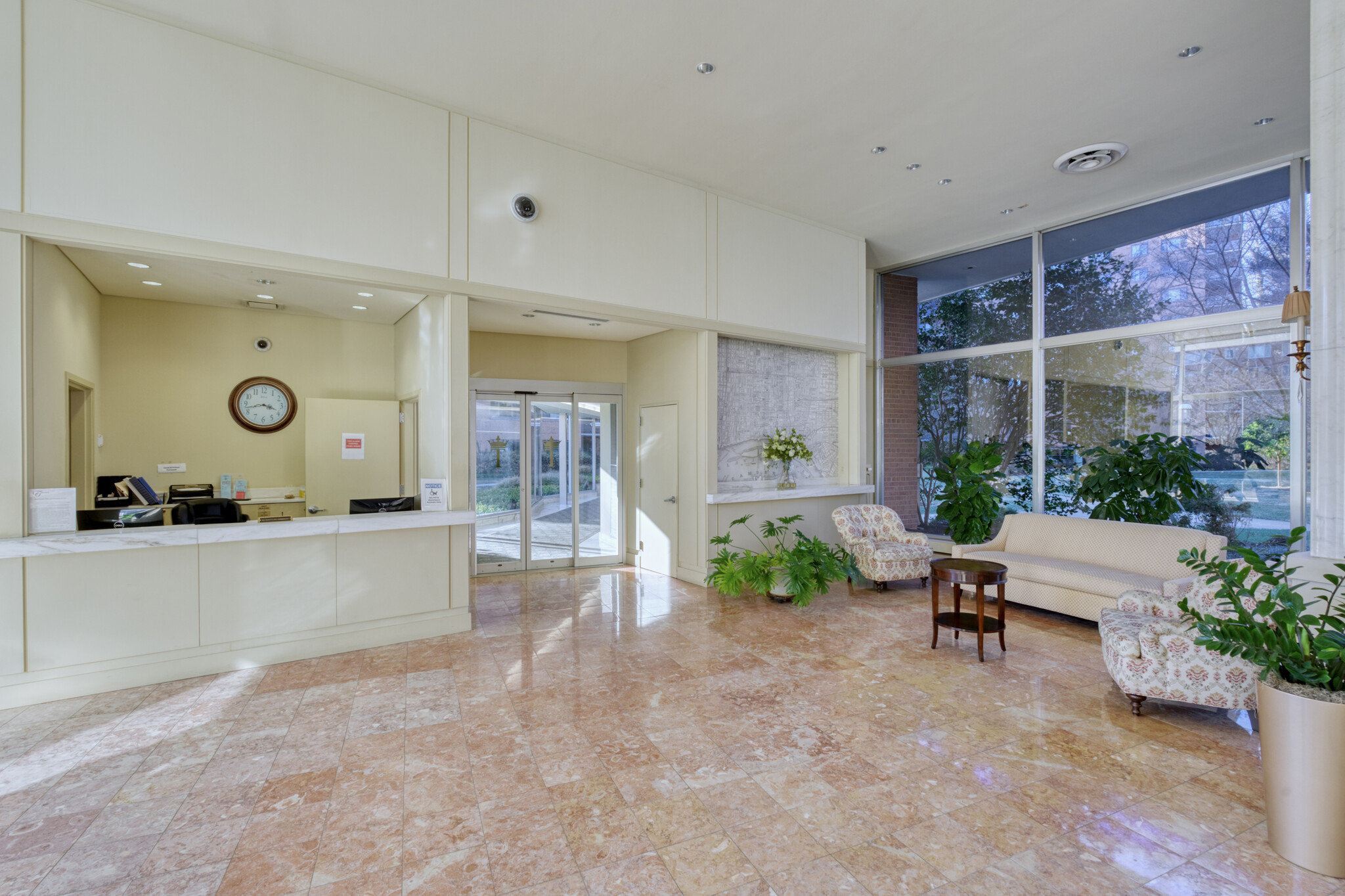 Front Desk in Lobby - 4201 Cathedral Ave NW