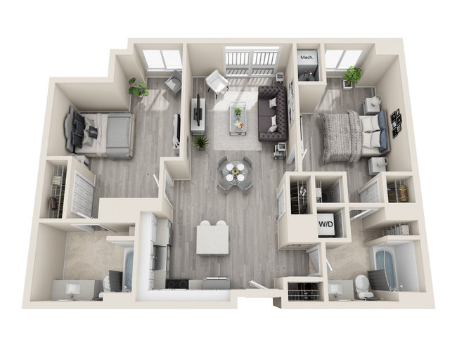 Floorplan - The Cosmopolitan Apartments