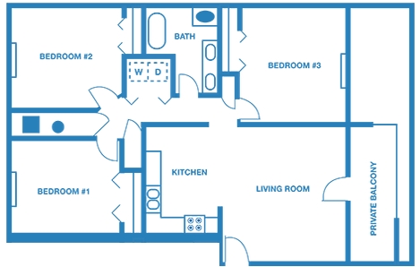 Floorplan - Chateau Royale Apartments