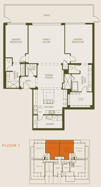 2BR/2.5BA - 432-438 N Oakhurst Dr