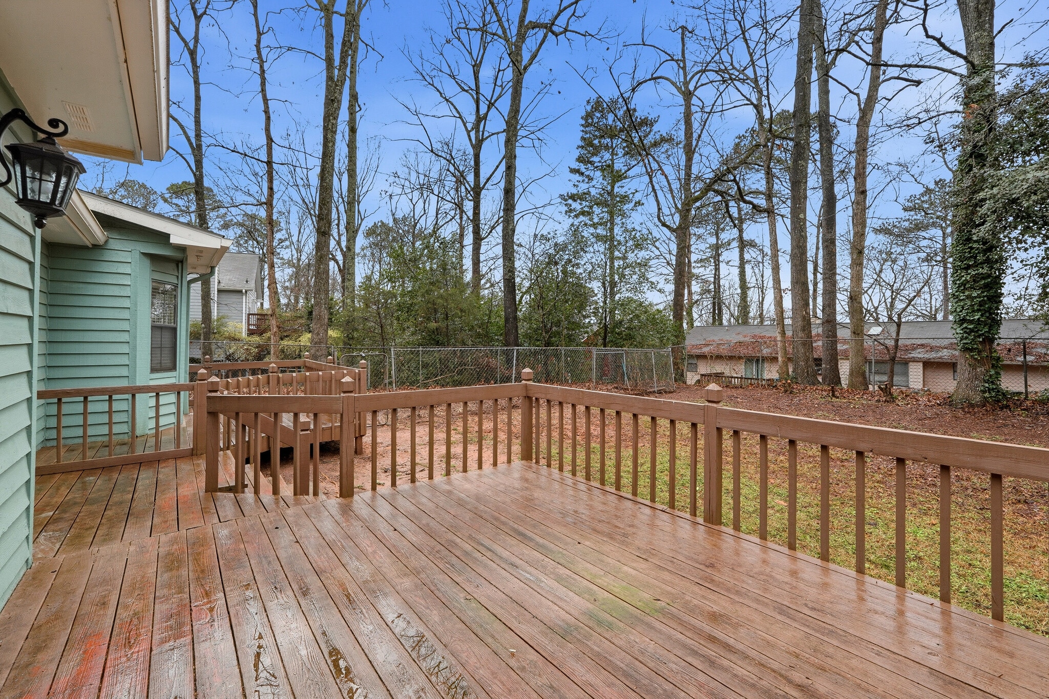 Back deck - 4357 Marjorie Road Southwest