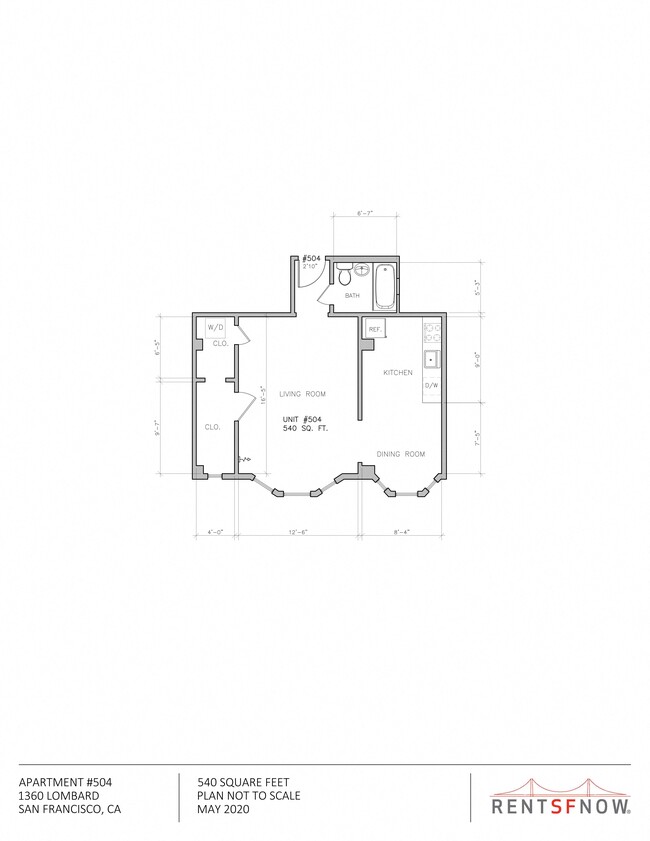 Floorplan - 1320-1380 Lombard