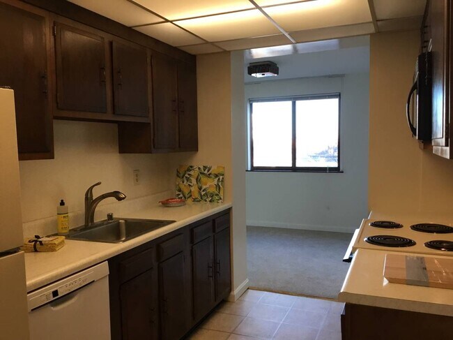 Super big walk-through kitchen opens to Dining Room - 1401 N Rhodes St
